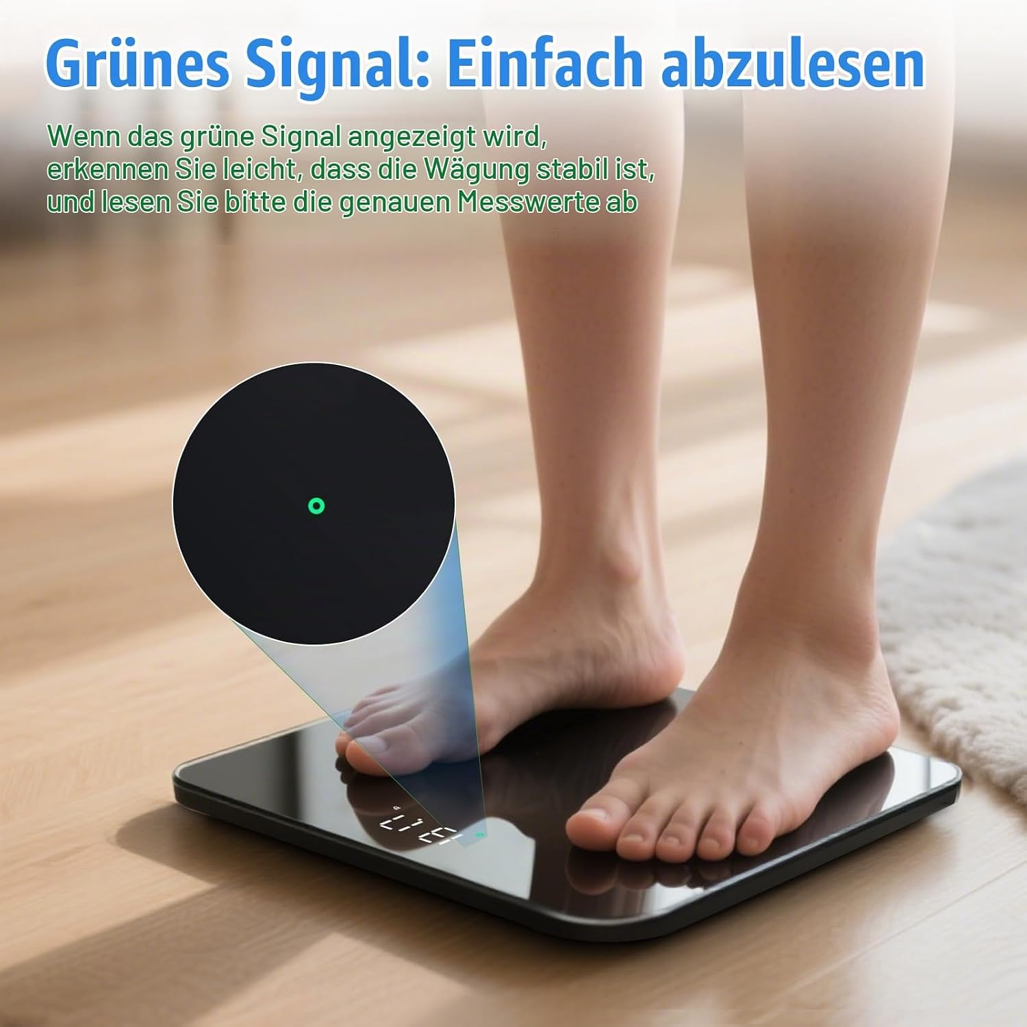 image:imageVitafit Personenwaage Digital Hohe Genauigkeit 005kg Waage Personen 182kgSmart Spray Silver Black